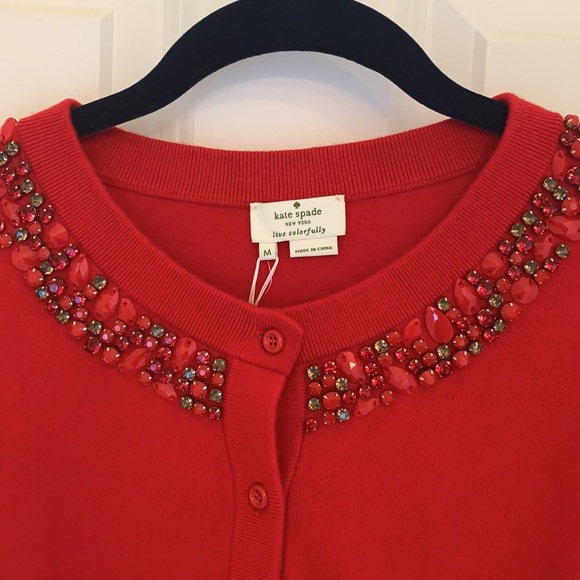 NWT Kate Spade Caroline Cardigan - Picture 2 of 4